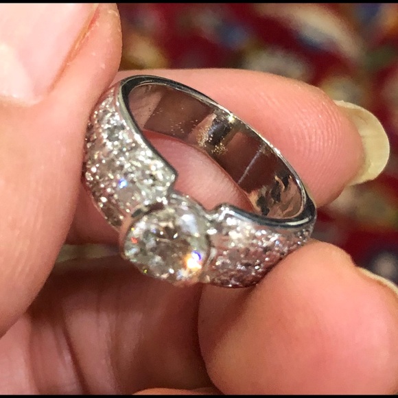 Sold!! Stunning g diamond ring! Over 1.5 Ct diamond in 14k gold - Picture 9 of 15